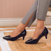 The Creet Black Women's Dress Pumps Tresmode - Tresmode