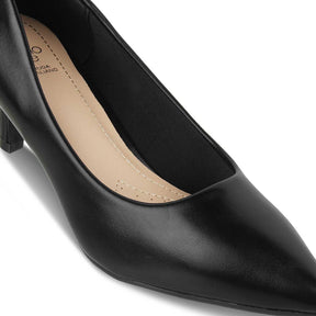 The Creet Black Women's Dress Pumps Tresmode - Tresmode