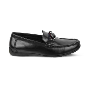 The Csteal Black Men's Leather Driving Loafers Tresmode - Tresmode