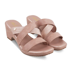 The Freeport Pink Women's Dress Block Heel Sandals Tresmode - Tresmode