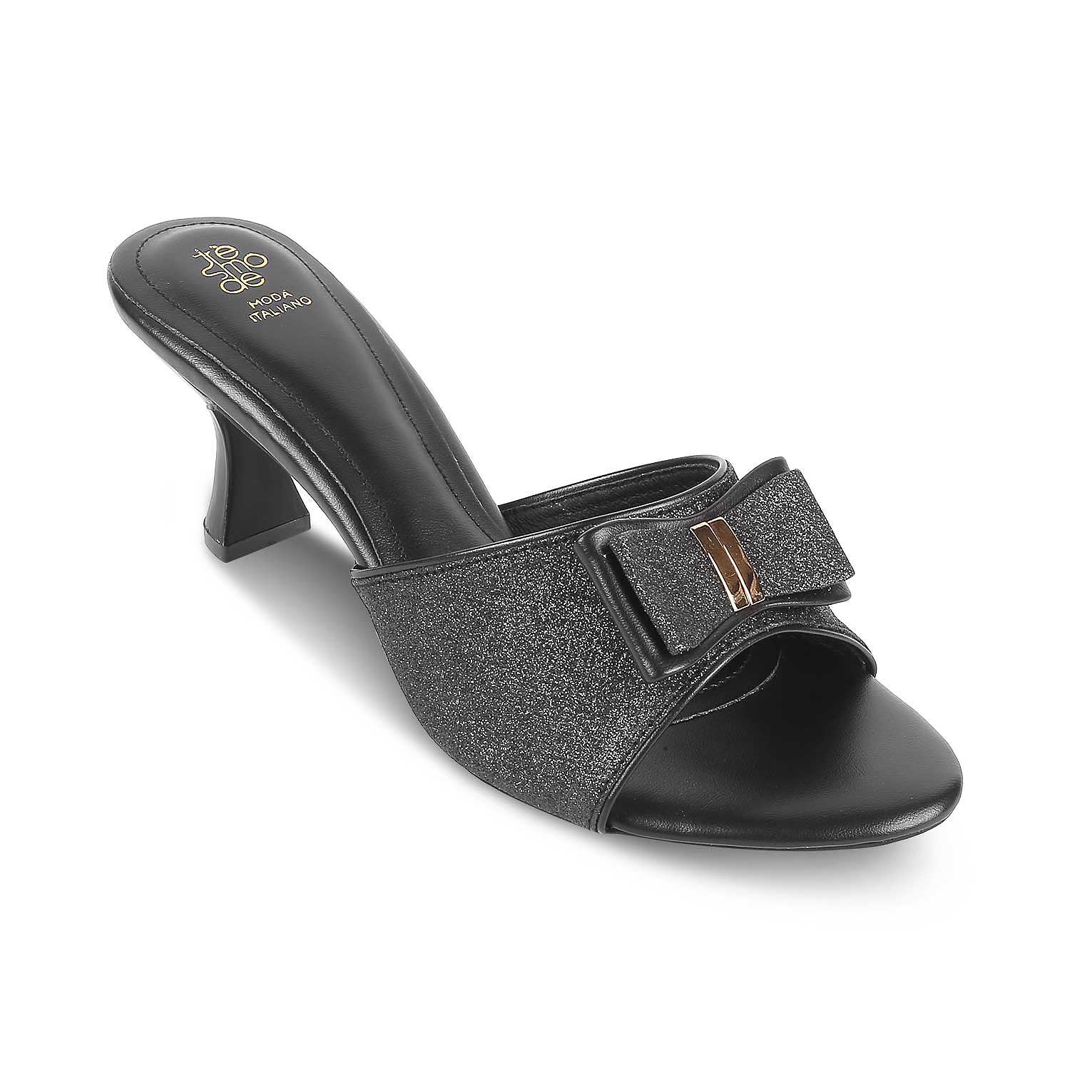 The Gamos Black Women's Dress Heel Sandals Tresmode - Tresmode