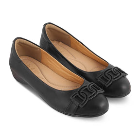 The Geo Black Women's Dress Ballerinas Tresmode - Tresmode