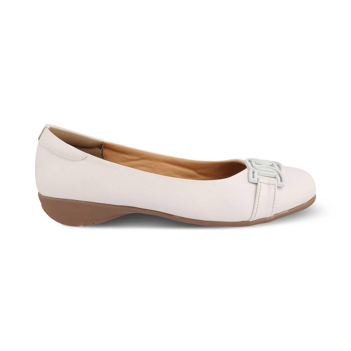 The Geom White Women's Dress Ballerinas Tresmode - Tresmode