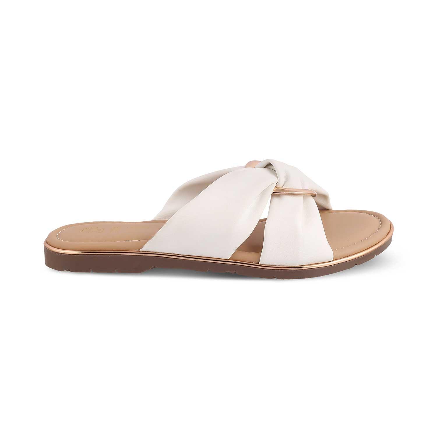 The Glammy White Women's Casual Flats Tresmode - Tresmode