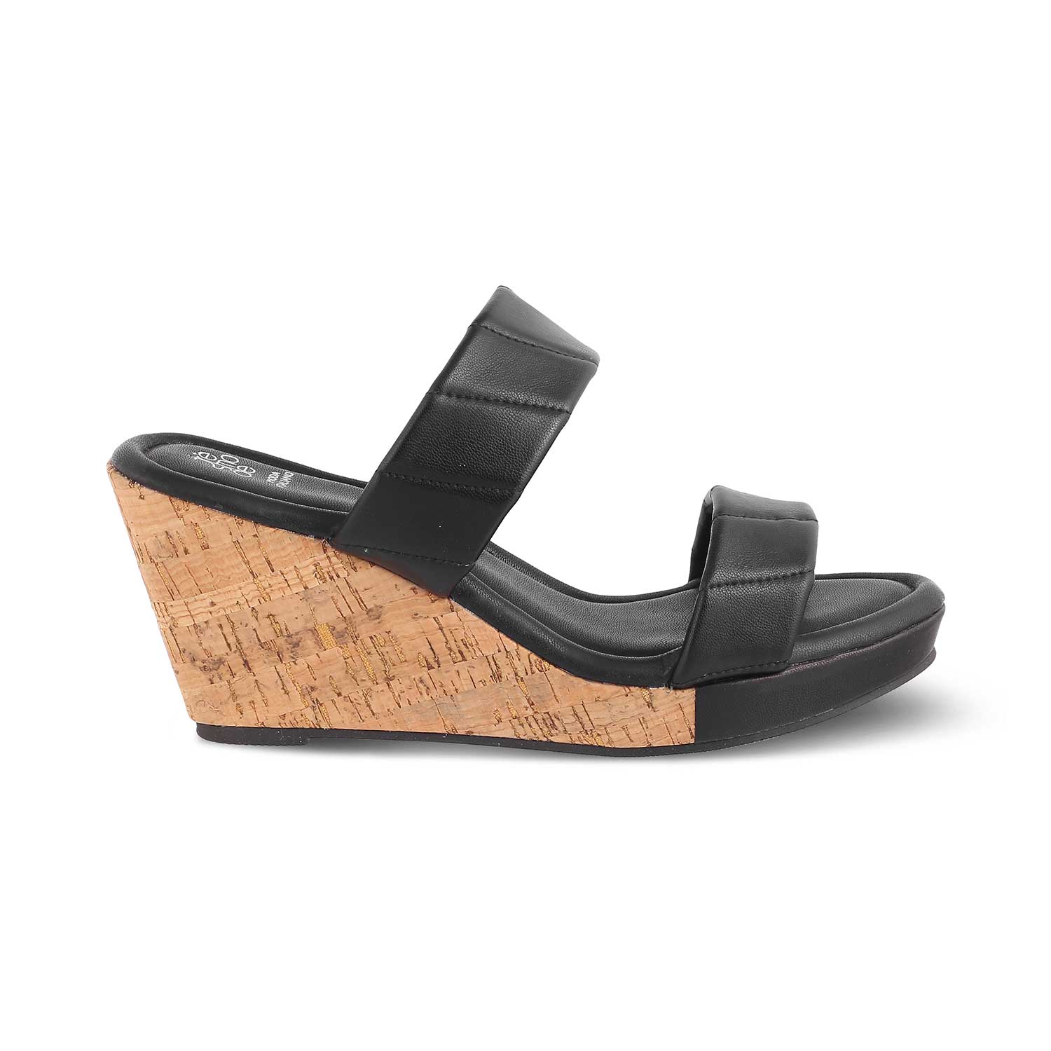 The Hacks Black Women's Dress Wedge Sandals Tresmode - Tresmode