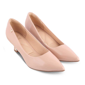 The Hanger Beige Women's Dress Pumps Tresmode - Tresmode