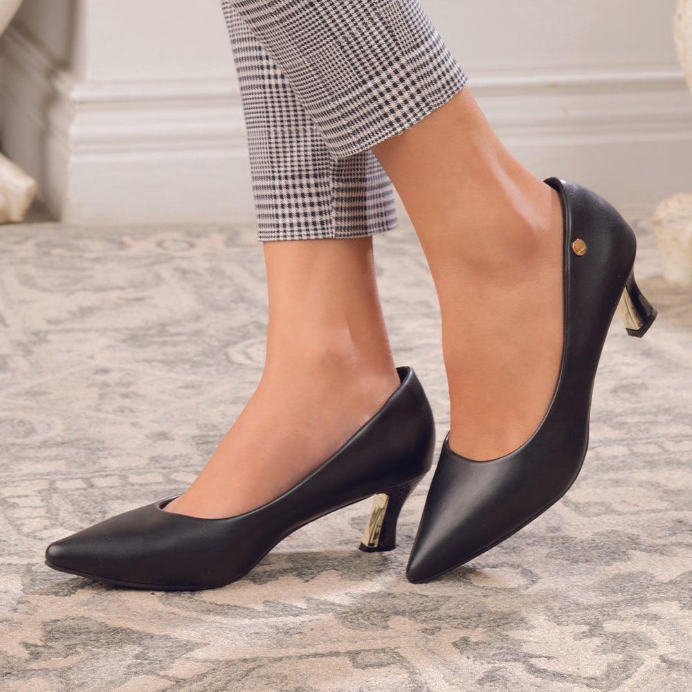 The Hanger Black Women's Dress Pumps Tresmode - Tresmode