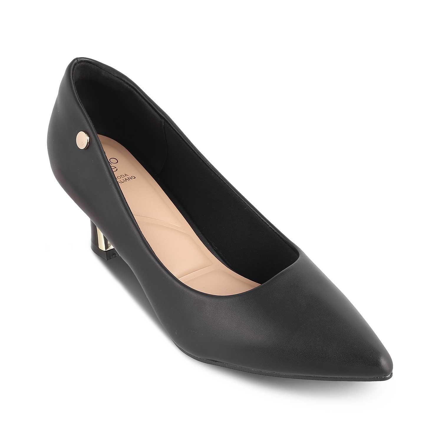 The Hanger Black Women's Dress Pumps Tresmode - Tresmode