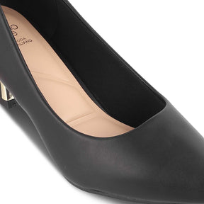 The Hanger Black Women's Dress Pumps Tresmode - Tresmode