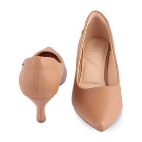 The Hanger Camel Women's Dress Pumps Tresmode - Tresmode