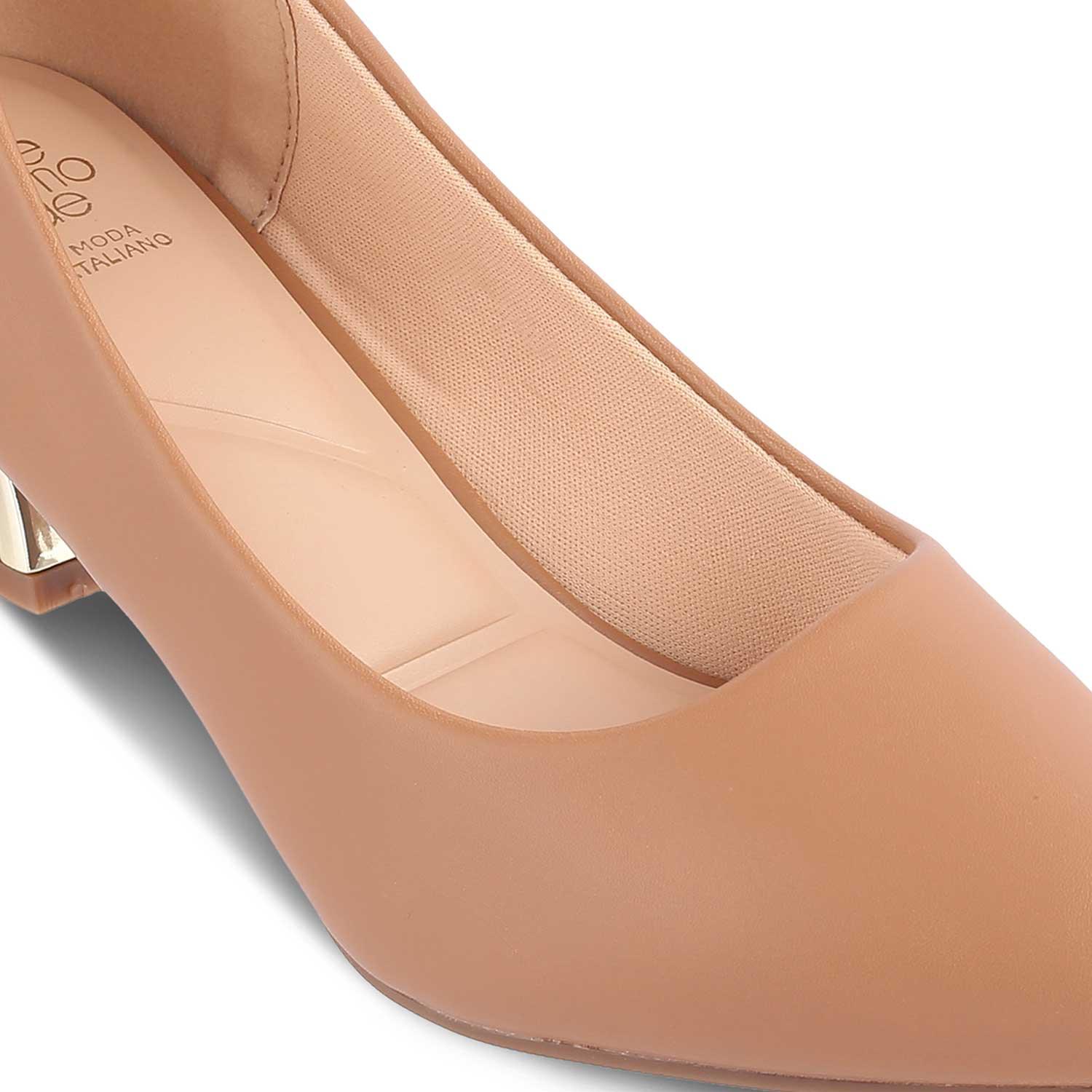 The Hanger Camel Women's Dress Pumps Tresmode - Tresmode