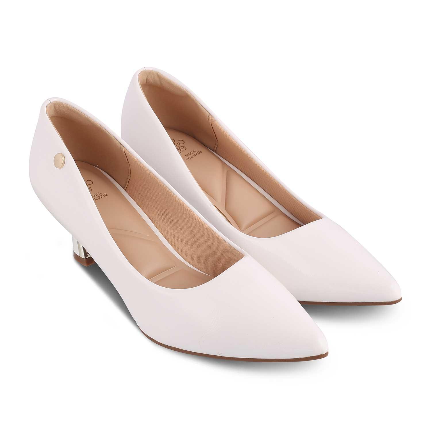 The Hanger White Women's Dress Pumps Tresmode - Tresmode