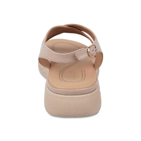 The Havit Beige Women's Casual Wedge Sandals Tresmode - Tresmode