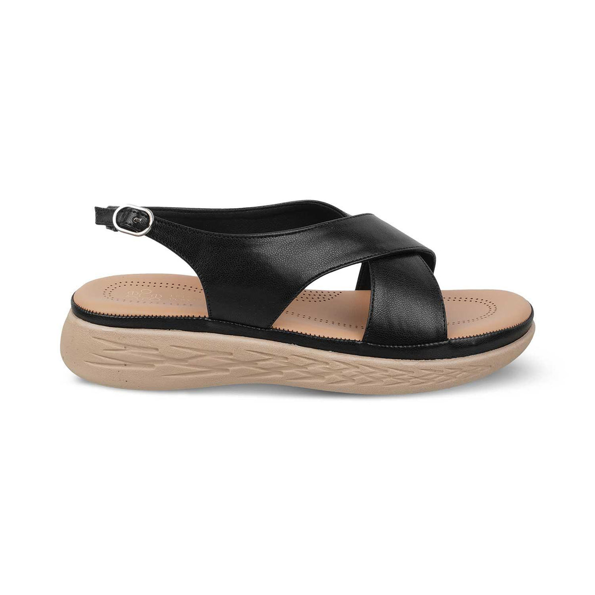 The Havit Black Women's Casual Wedge Sandals Tresmode - Tresmode