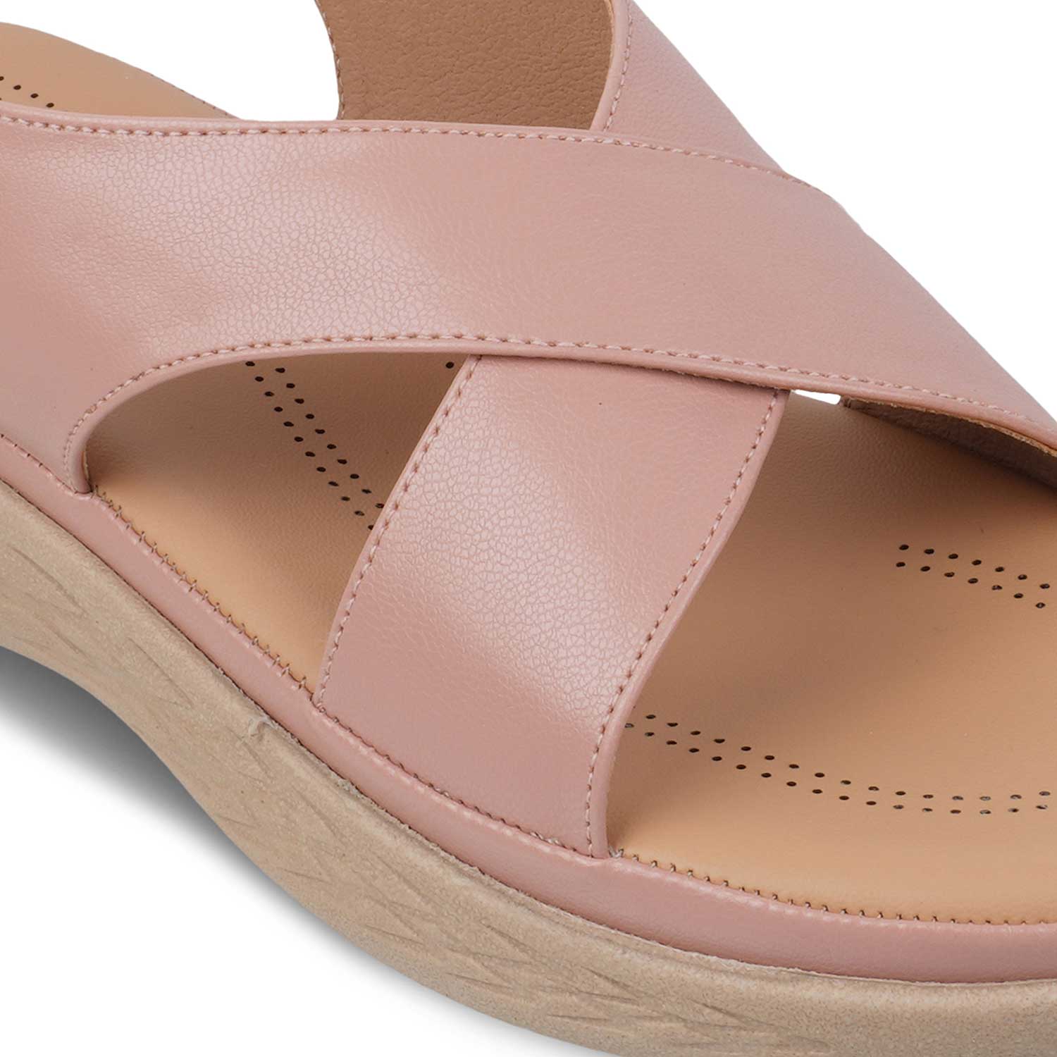 The Havit Pink Women's Casual Wedge Sandals Tresmode - Tresmode