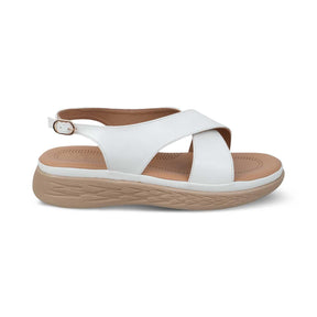 The Havit White Women's Casual Wedge Sandals Tresmode - Tresmode