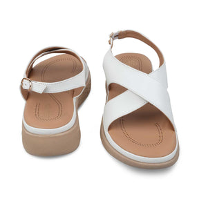 The Havit White Women's Casual Wedge Sandals Tresmode - Tresmode