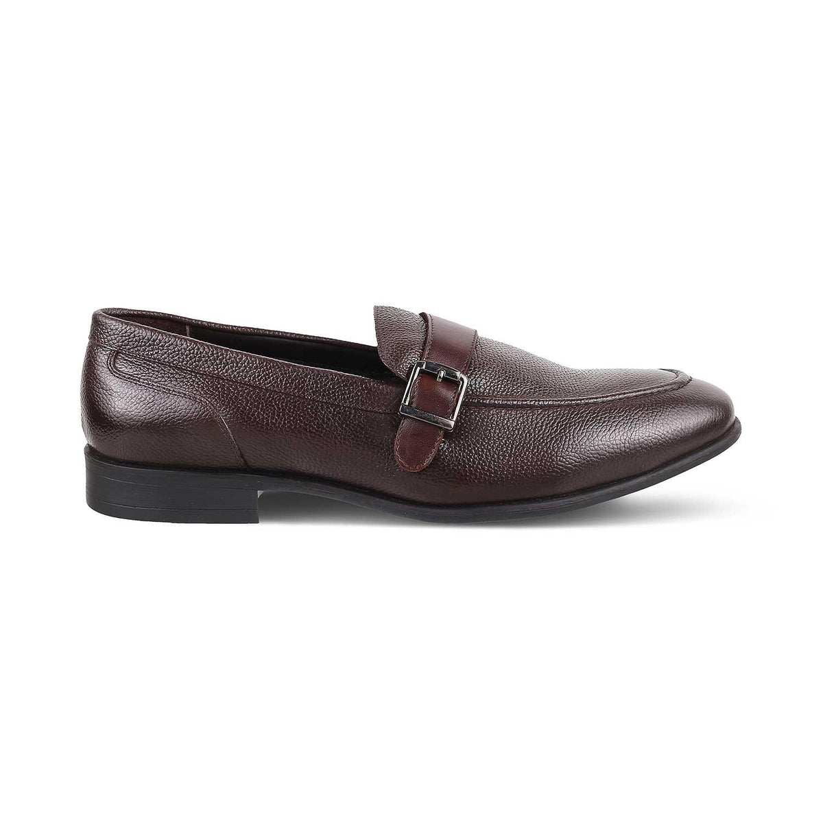 The Heiden Brown Men's Leather Loafers Tresmode - Tresmode