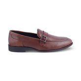 The Heiden Tan Men's Leather Loafers Tresmode - Tresmode