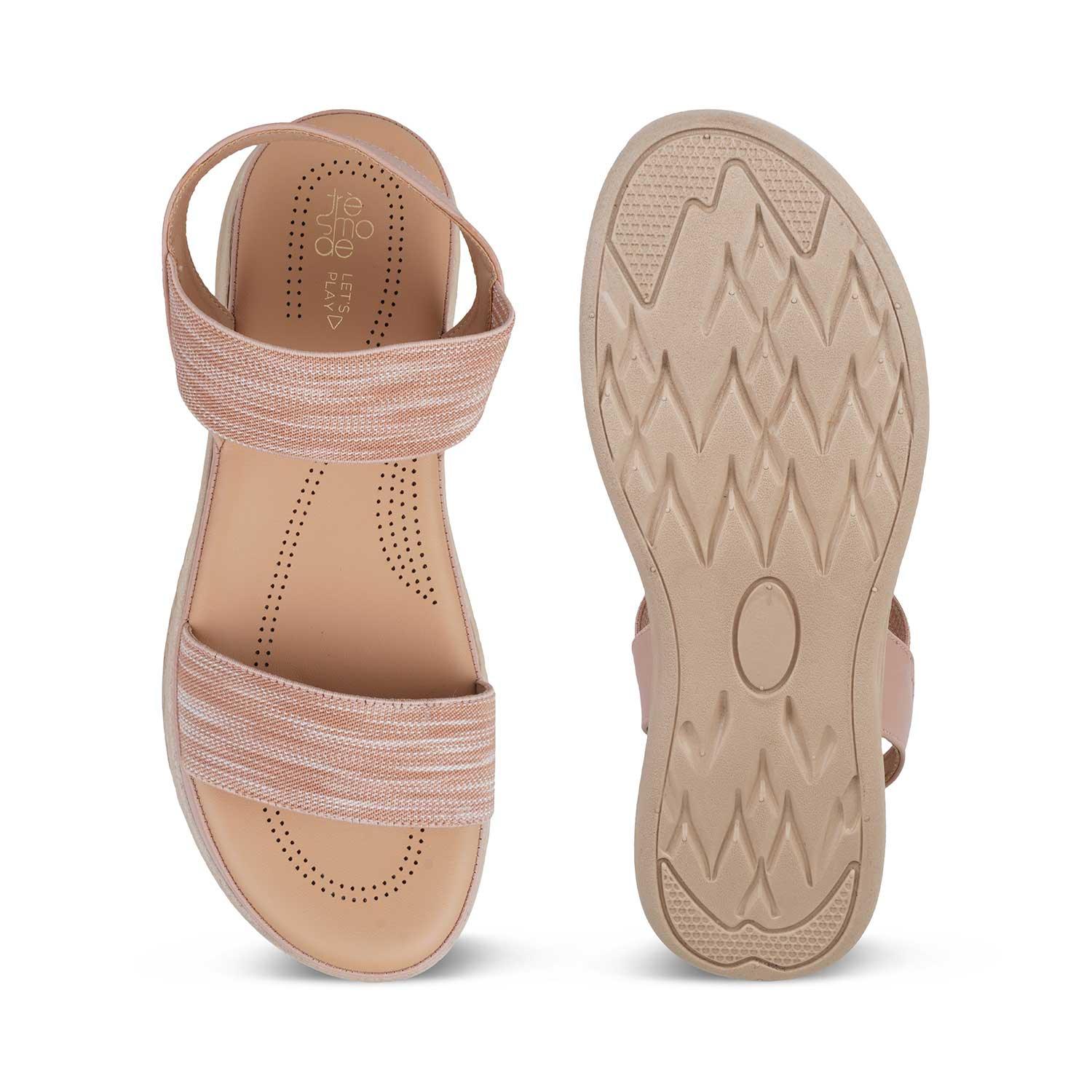 The Hintle Pink Women's Casual Wedge Sandals Tresmode - Tresmode