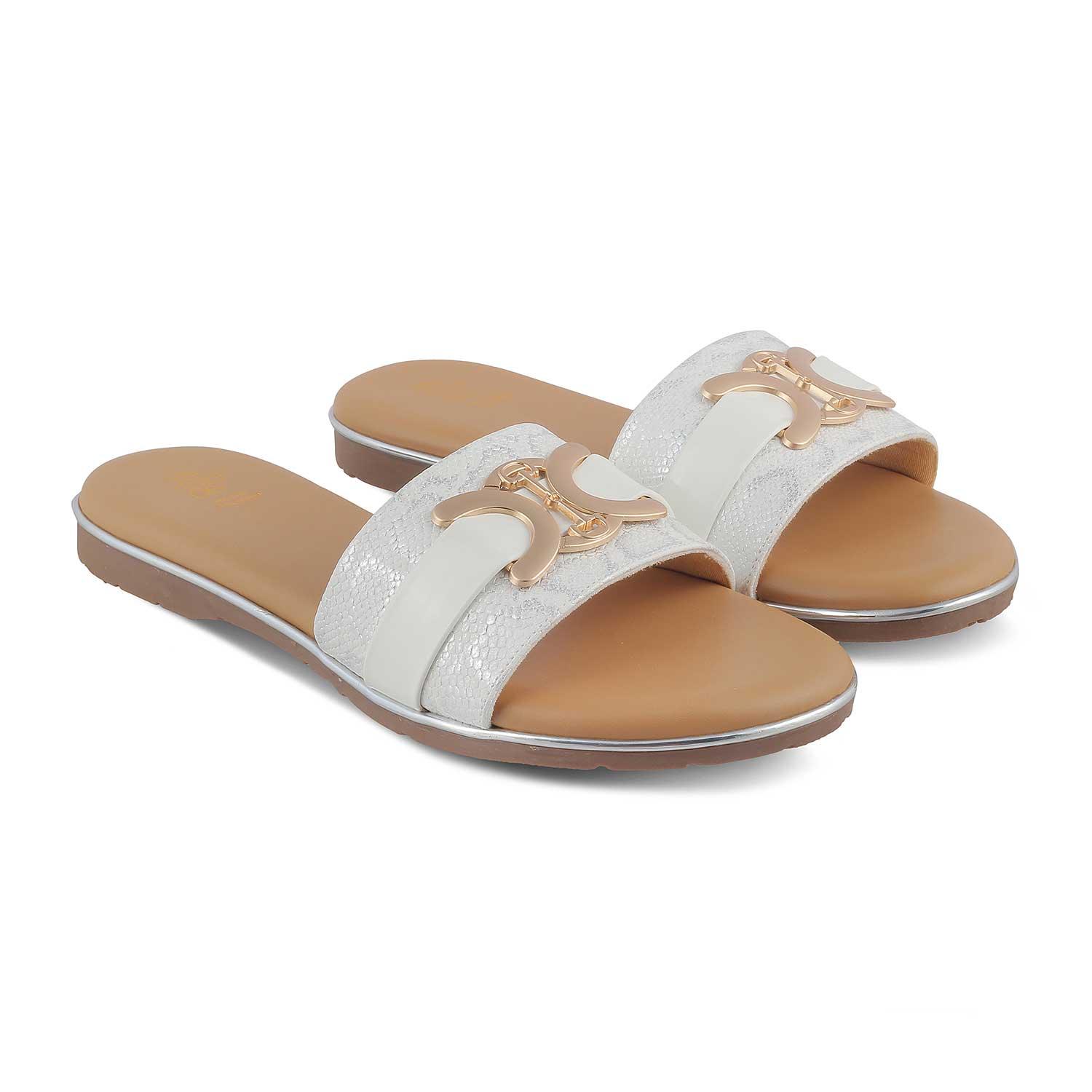 The Joy White Women's Casual Flats Tresmode - Tresmode