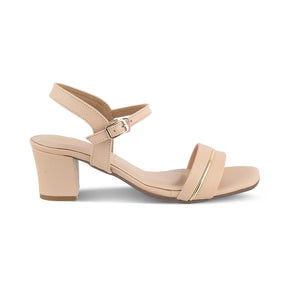 The Kachel Beige Women's Dress Block Heel Sandals Tresmode - Tresmode