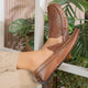 The Kloaf Brown Men's Leather Driving Loafers Tresmode