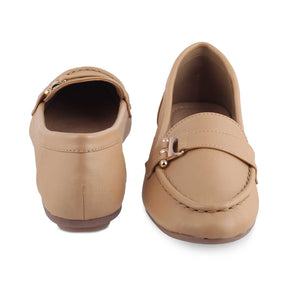 The Lativa Beige Women's Dress Loafers Tresmode - Tresmode