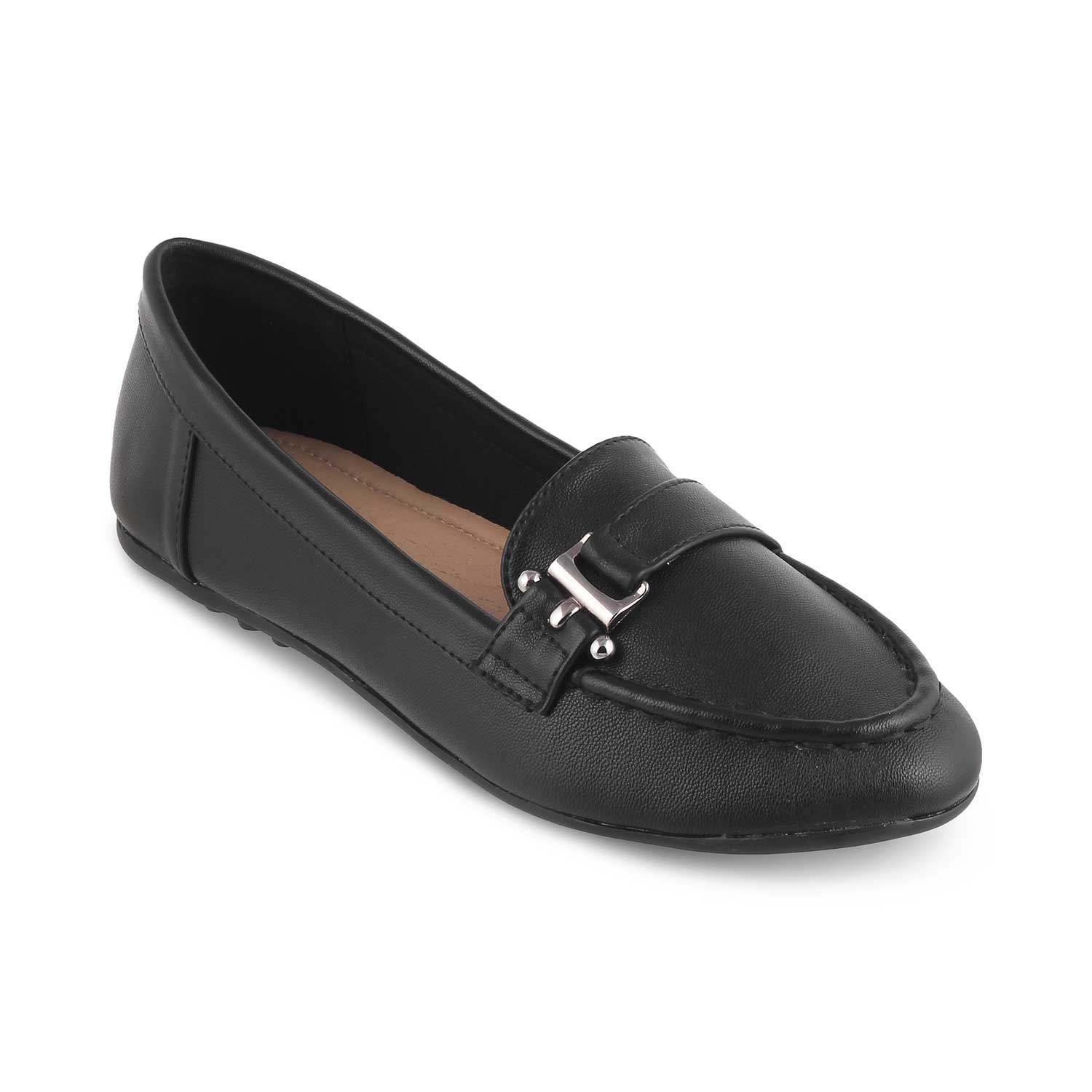 The Lativa Black Women's Dress Loafers Tresmode - Tresmode