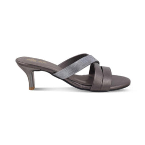 The Leon Pewter Women's Dress Heel Sandals Tresmode - Tresmode