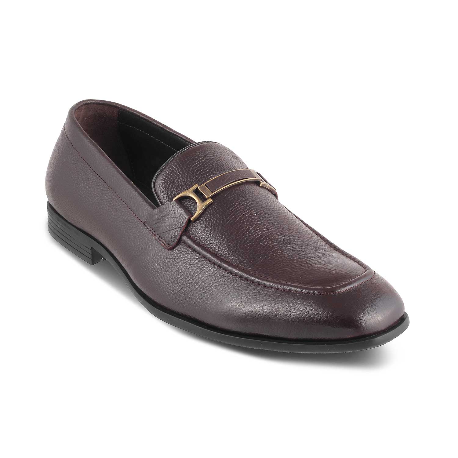 The Leven Brown Men's Leather Loafers Tresmode - Tresmode