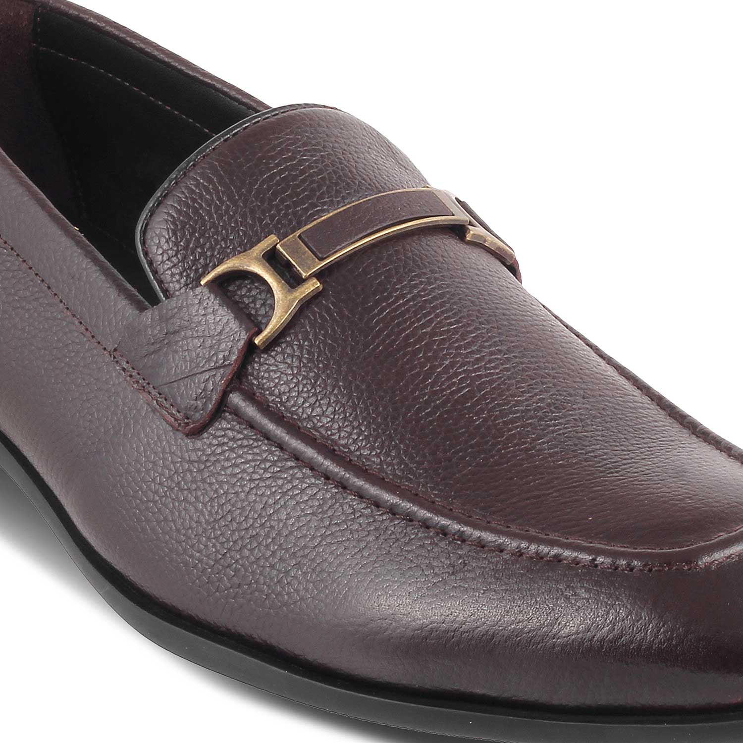The Leven Brown Men's Leather Loafers Tresmode - Tresmode