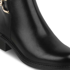 The Lilly Black Women's Ankle-length Boots Tresmode - Tresmode