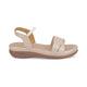 The Linz Gold Women's Casual Wedge Sandals Tresmode