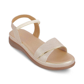 The Linz Gold Women's Casual Wedge Sandals Tresmode - Tresmode