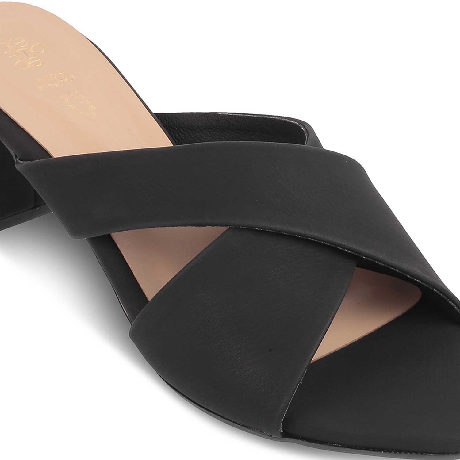 The Lisburn Black Women's Dress Block Heel Sandals Tresmode - Tresmode