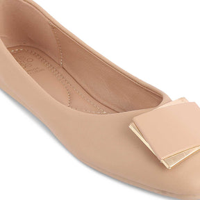 The Londre Beige Women's Casual Ballerinas Tresmode - Tresmode