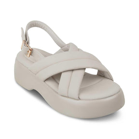 The Lonir Grey Women's Dress Wedge Sandals Tresmode - Tresmode