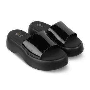 The Lory Black Women's Casual Wedge Sandals Tresmode - Tresmode