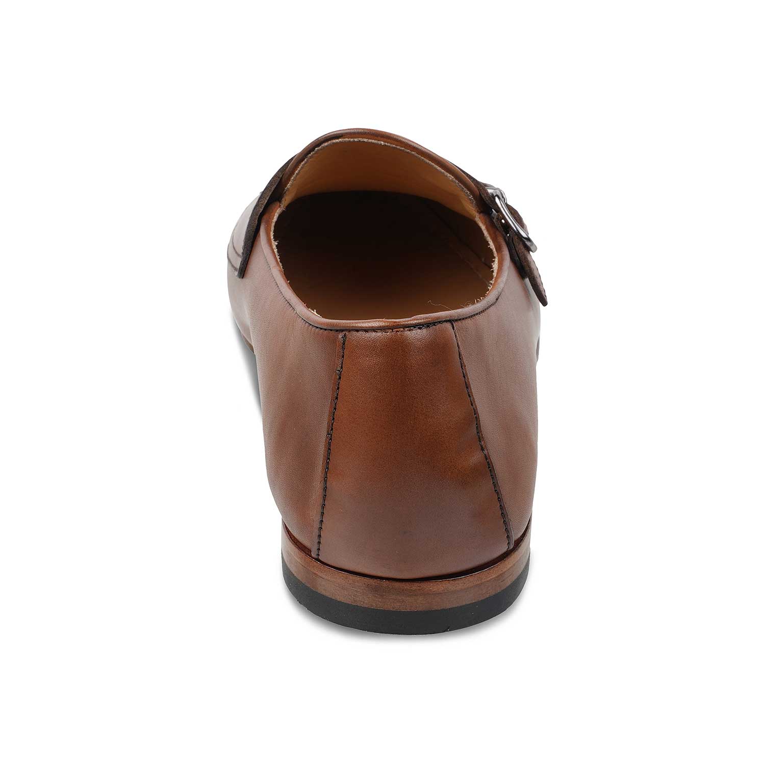 The Maccabeo Brown Men's Handcrafted Double Monk Shoes Tresmode - Tresmode