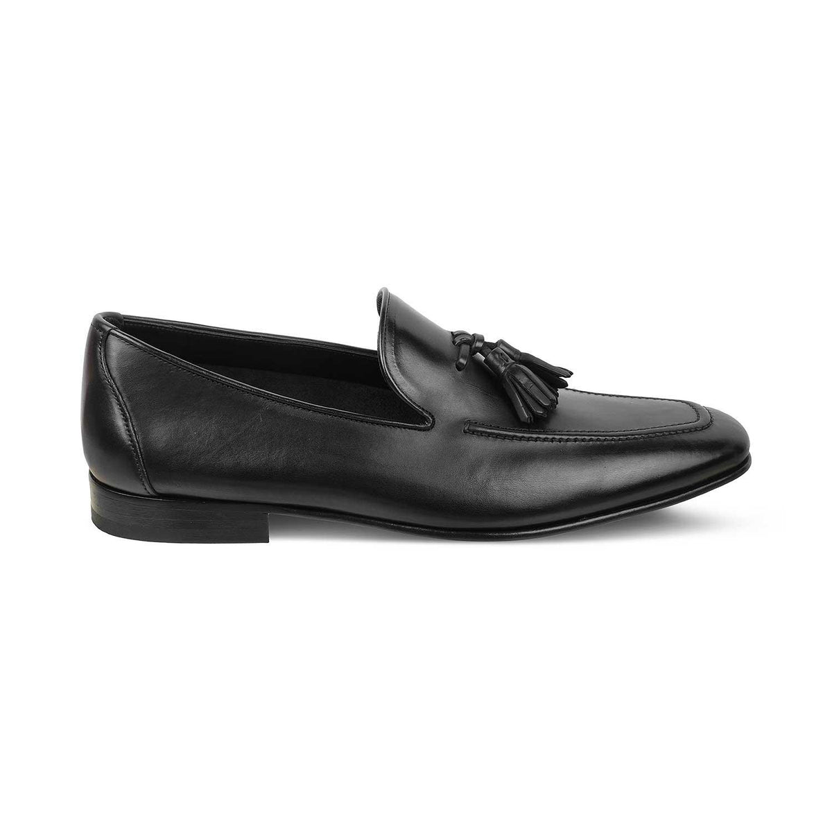 The Maffeo Black Men's Handcrafted Leather Loafers Tresmode - Tresmode