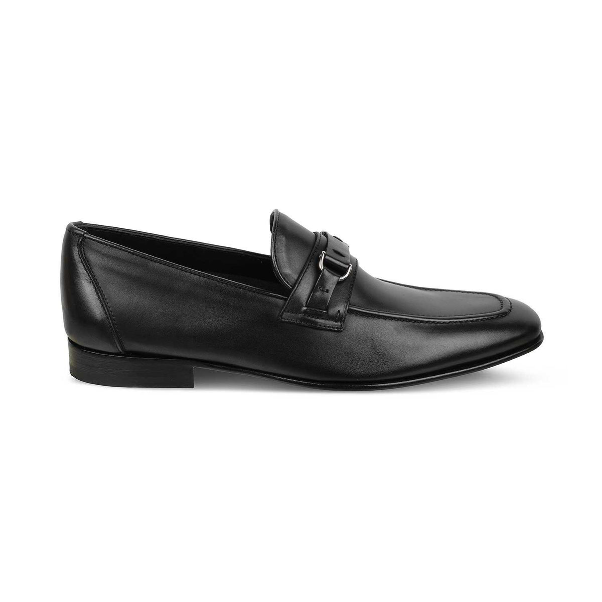 The Magno Black Men's Handcrafted Leather Loafers Tresmode - Tresmode