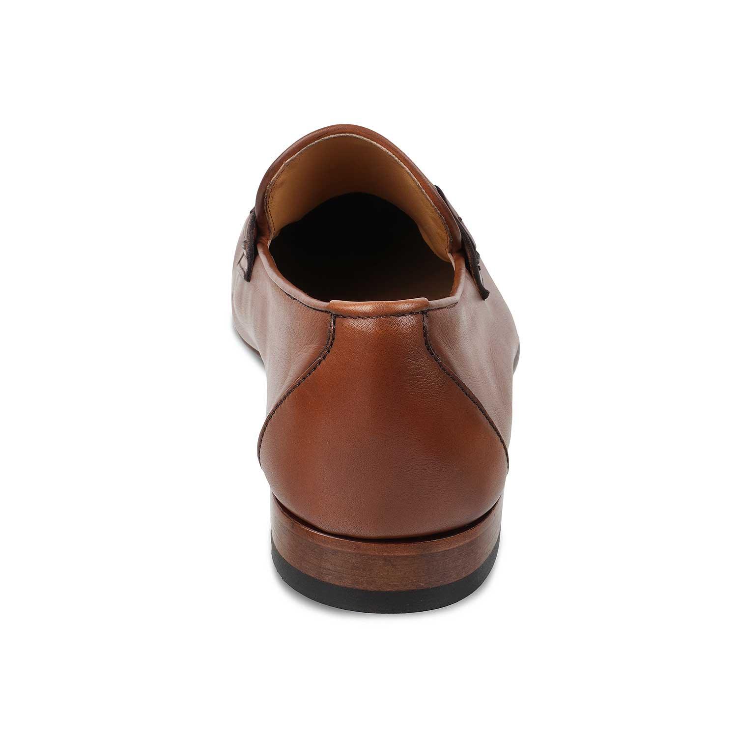 The Magno Tan Men's Handcrafted Leather Loafers Tresmode - Tresmode