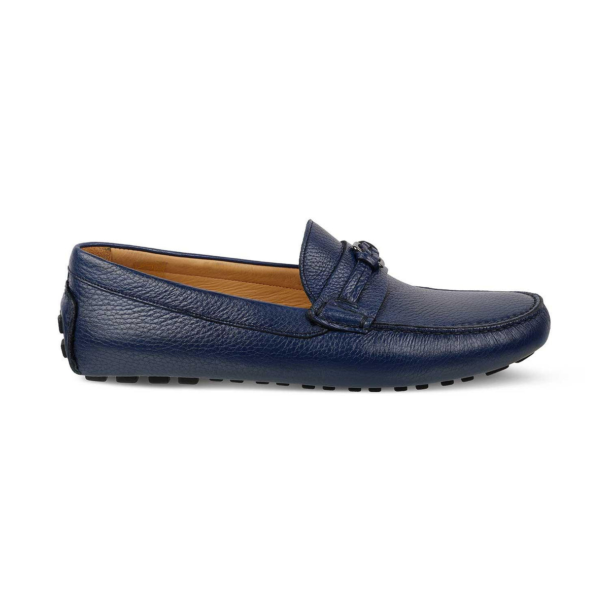 The Maiorico Blue Men's Handcrafted Leather Driving Loafers Tresmode - Tresmode