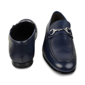 The Malco Blue Men's Handcrafted Leather Loafers Tresmode - Tresmode