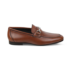 The Malco Tan Men's Handcrafted Leather Loafers Tresmode - Tresmode