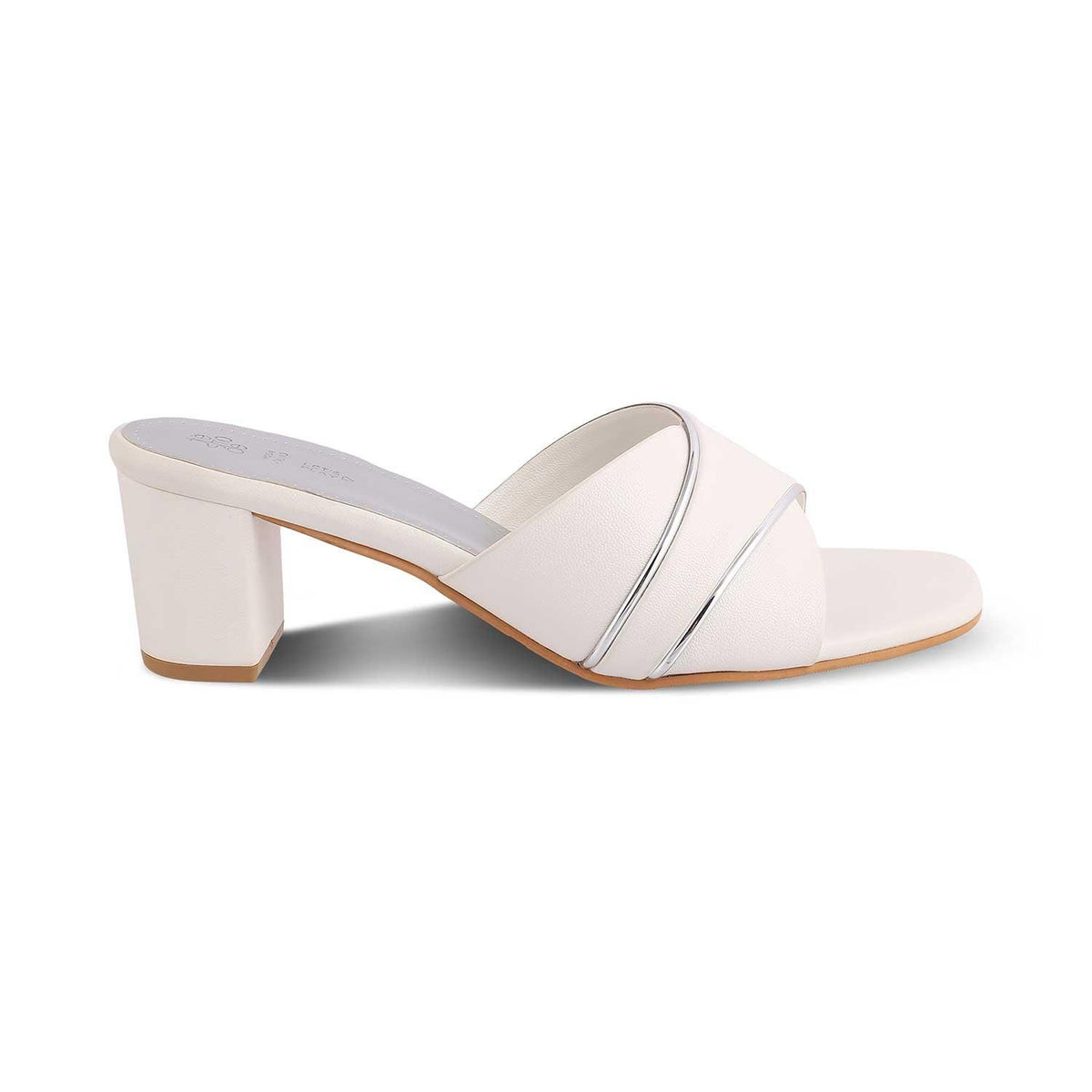 The Malua White Women's Dress Block Heel Sandals Tresmode - Tresmode