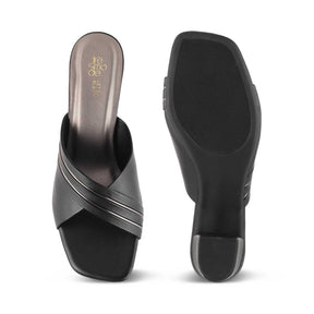 The Marc Black Women's Dress Block Heel Sandals Tresmode - Tresmode