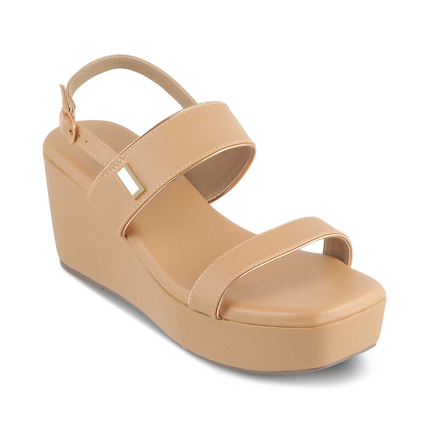 The Meteor Beige Women's Dress Wedge Sandals Tresmode - Tresmode