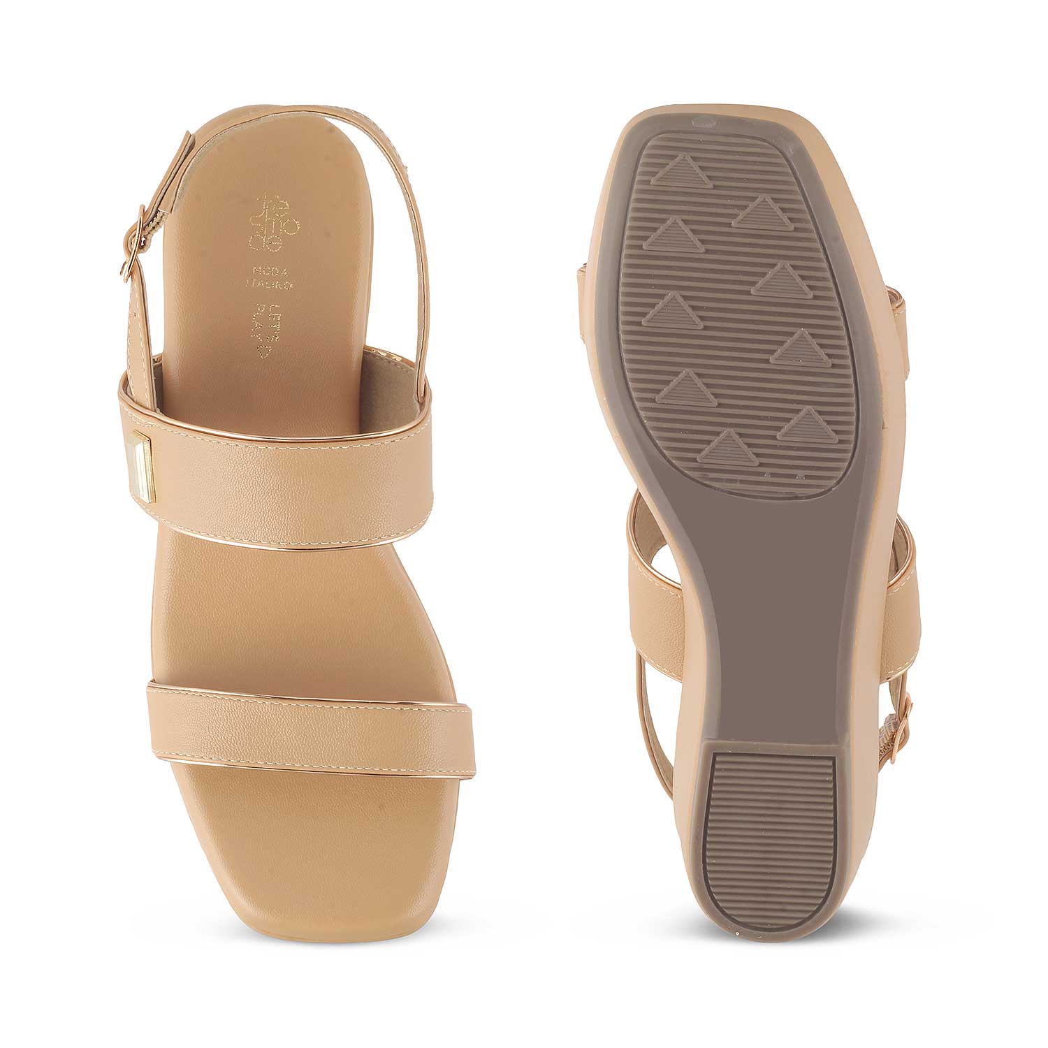 The Meteor Beige Women's Dress Wedge Sandals Tresmode - Tresmode